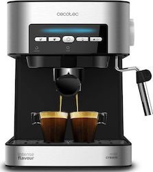 Cecotec Express Power Espresso 20 Matic Μηχανή Espresso 850W Πίεσης 20bar Ασημί