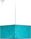 Starlight Pendant Light Turquoise with Socket E27 35x35x20cm