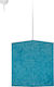Starlight Pendant Light Turquoise 25x25x35cm