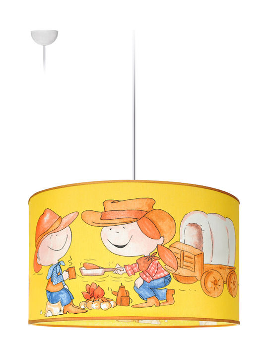 Starlight Kutschen Einfaches Licht Kinderdeckenleuchte Deckenleuchte Yellow ΚΑ-ΚΥ-3423-8012