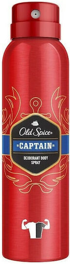 Old Spice Captain Deodorant Body Deodorant In Spray 150ml