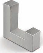 Conset Wall Hanger C1089 Metal Matte Nickel 4x4cm