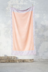 Nima Amisha Beach Towel Cotton Pink 160x90cm.