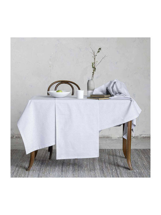 Nima Tablecloth Cotton Initial Grey 150x190cm 21252