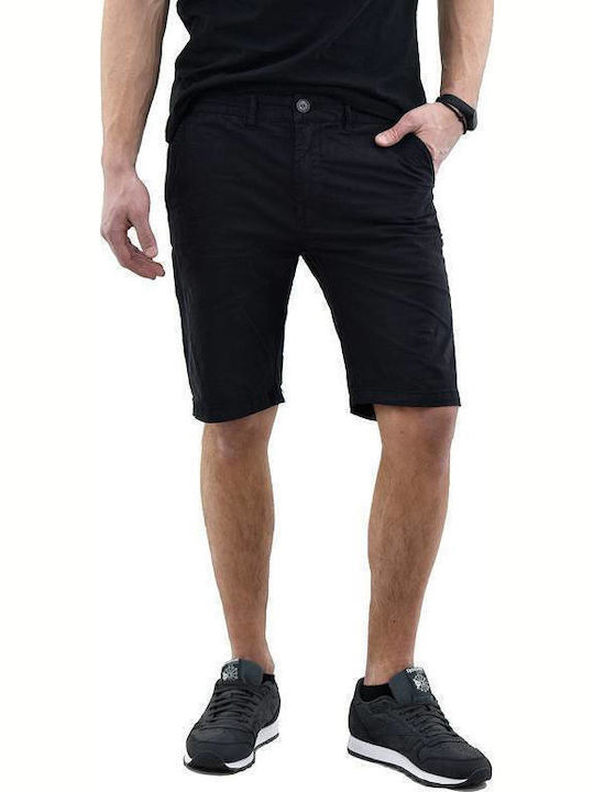 Basehit Ανδρική Βερμούδα Chino Μαύρη