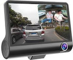 1080P Windshield Car DVR Set with Rear Camera, 4" Display with Adhesive Tape