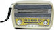 Meier M-166BT Retro Tabletop Radio Rechargeable...