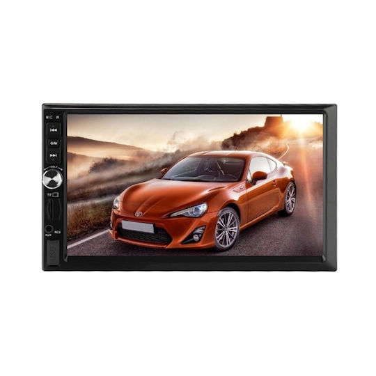 Ηχοσύστημα Αυτοκινήτου 2DIN (Bluetooth/USB/AUX/WiFi/GPS/Apple-Carplay/Android-Auto) με Οθόνη Αφής 7"