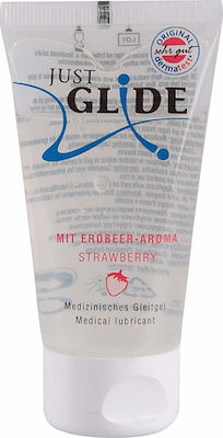 Just Glide Strawberry Anal Lubricant Gel Strawberry 50ml