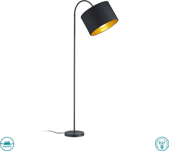 Trio Lighting Hostel Флоресцентна Лампа Височина 156xДължина 35см с Цокъл за Крушка E27 Черно Злато