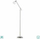 Trio Lighting Icaro Μοντέρνο Φωτιστικό Δαπέδου Υ165xΜ22εκ. με Ντουί για Λαμπτήρα E27 σε Ασημί Χρώμα