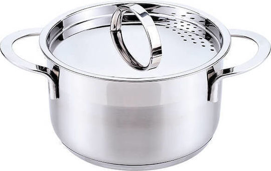 Maestro Βαθιά Ανοξείδωτη Κατσαρόλα 3lt / 20cm