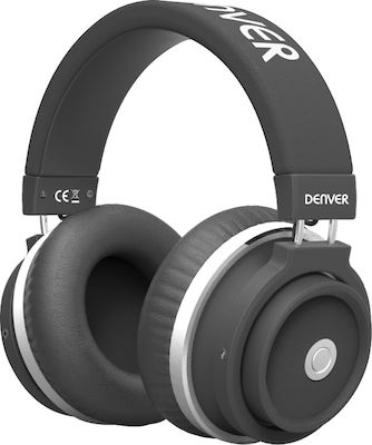 Denver BTH-250 Ασύρματα Bluetooth On Ear Ακουστικά με 6 ώρες Λειτουργίας Μαύρα