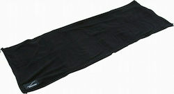 Panda Fleece Sleeping Bag Single Black