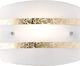 Trio Lighting Nikosia Modern Wall Lamp with E27 Socket White 30x22x7.5cm