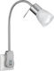 Trio Lighting Levisto Μονό Σποτ με Ντουί E14 σε Ασημί Χρώμα