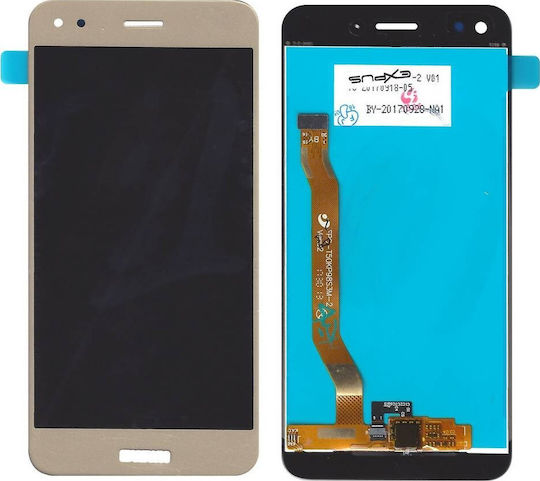 O ecran cu Mecanism Tactil pentru Huawei P9 Lite Mini (Auriu)