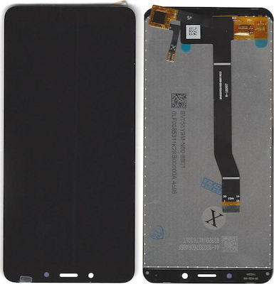 Mobile Phone Screen Replacement with Touch Mechanism for Redmi 6 (Black)