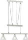 Trio Lighting Stamina Pendant Light Three-Light Rail for Socket E14, E.14 White