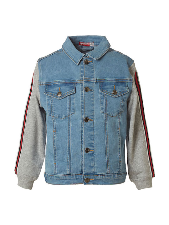 Kinder Jeansjacke Kurz Blau