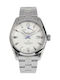 Orient Star Ανδρικό Ρολόι 39mm Αυτόματο με Ασημί Μεταλλικό Μπρασελέ