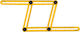 Vorel 18470 Plastic Folding Ruler Angled