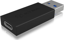 Icy Box USB-A Male to USB-C Female Converter