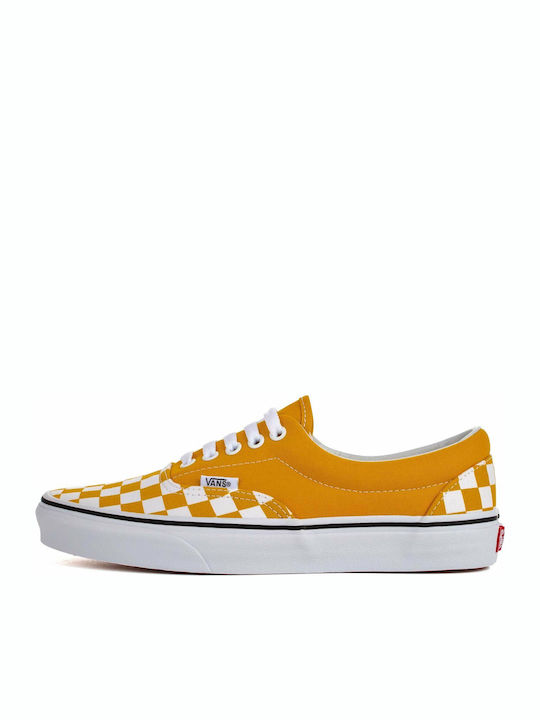 Vans Era Checkerboard Yolk Sneakers Κίτρινα