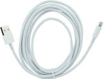 Regular USB to Lightning Cable Λευκό 2m