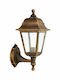 Aca Wall-Mounted Outdoor Lantern IP44 E27 Bronze