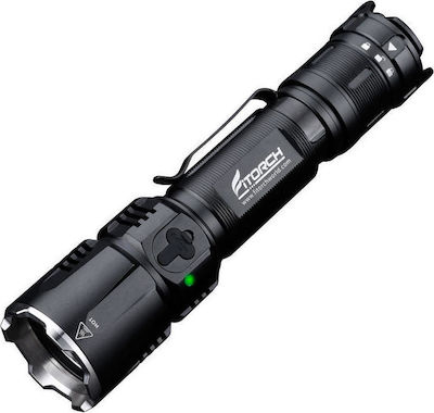 Fitorch Rechargeable Flashlight LED Waterproof IPX8 with Maximum Brightness 1800lm MR26 13.03.0062