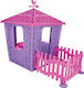 Pilsan Plastic Kids Playhouse with Fence Purple...