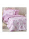 Kentia Tiara Set Kids Duvet Cover Single with Pillowcase Pink 160x240cm