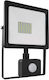 Aca Waterproof LED Flood Light 30W Cold White 6000K with Motion Sensor and Photocell IP66