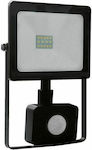 Aca Waterproof LED Floodlight 10W Natural White 4000K with Motion Sensor IP66
