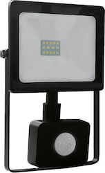 Aca Wasserdicht LED Flutlicht 10W mit Bewegungssensor 3000K