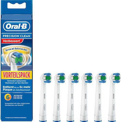 Oral-B Precision Clean Value Pack Ανταλλακτικές Κεφαλές για Ηλεκτρική Οδοντόβουρτσα 6τμχ