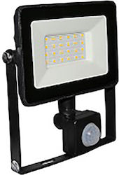 Adeleq Waterproof LED Floodlight 20W Natural White 4100K with Motion Sensor and Photocell IP65