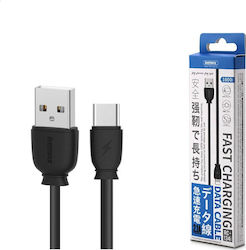 Remax Suji RC-134a USB 2.0 Kabel USB-C männlich - USB-A Schwarz 1m