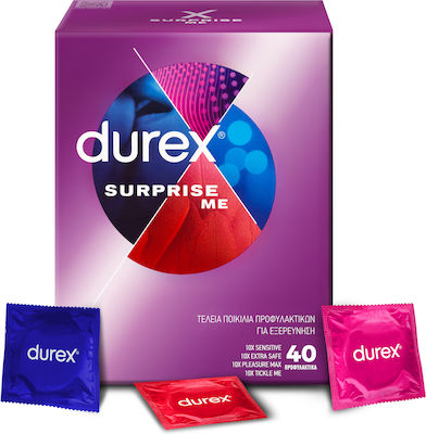 Durex Προφυλακτικά Surprise Me 40τμχ