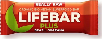 Lifefood Organic Really Raw Lifebar Plus Bar Raw / Energy with Brazil nuts & Guarana nuts (1x47gr) 47gr