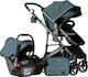Kikka Boo D'ora Reversible 3 in 1 Baby Stroller Suitable for Newborn Green
