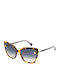 Salvatore Ferragamo Women's Sunglasses with Brown Tartaruga Plastic Frame and Blue Gradient Lens SF914S 281