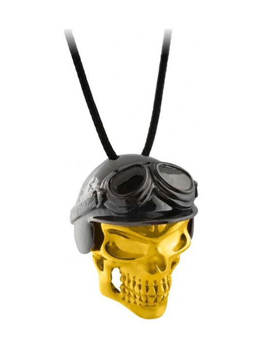 Honor Omano Biker Skull Позлатено