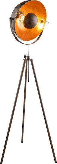Globo Lighting Xirena I Floor Lamp H179xW41cm. with Socket for Bulb E27 Copper