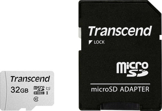 Transcend 300s microSDHC 32GB U1 A1 UHS-I 95MB/s mit Adapter