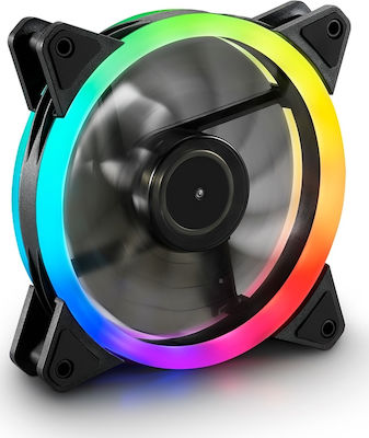 Sharkoon Shark Blades RGB Case Fan 120mm με Σύνδεση 3-Pin