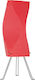 Starlight FP-510-M-1Ε-18CM-T Plastic Table Lamp for Socket E14 with Red Shade and Base