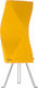 Starlight FP-510-L-1E-27CM-T Plastic Table Lamp for Socket E27 with Yellow Shade and Base