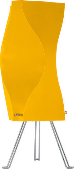 Starlight FP-510-L-1E-27CM-T Plastic Table Lamp for Socket E27 with Yellow Shade and Base